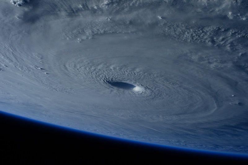 Giant Hurricane Space